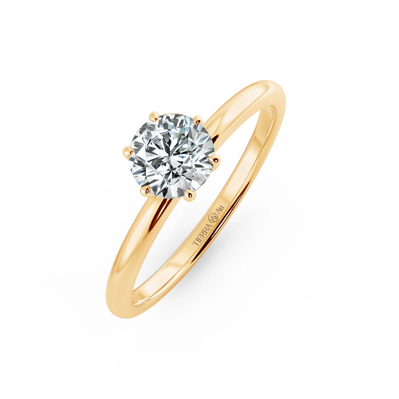 Four Prongs Solitaire Classic Engagement Ring NCH1101 3